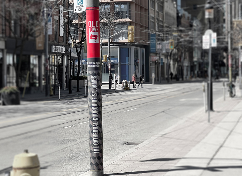 Old Town Toronto Pole Wraps